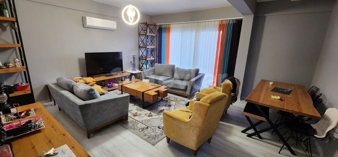 NEAR CAMELOT BEACH IN ALSANCAK, FULLY FURNISHED FLAT FOR SALE 185000 STG