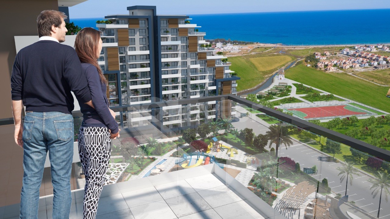 residence apartment project,long beach, iskele with payment plan start from 79000 £