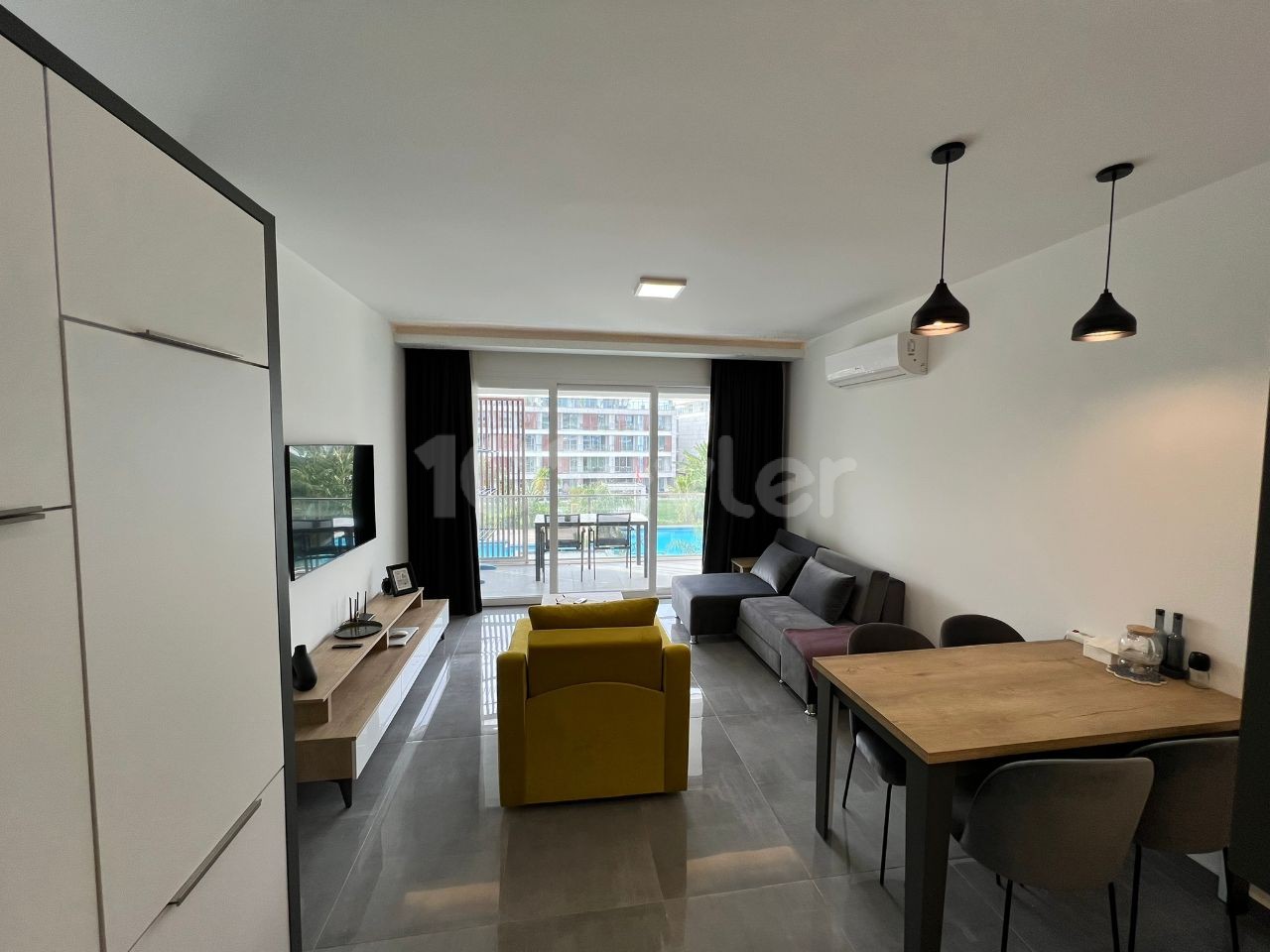 Flat For Sale in Long Beach, Iskele