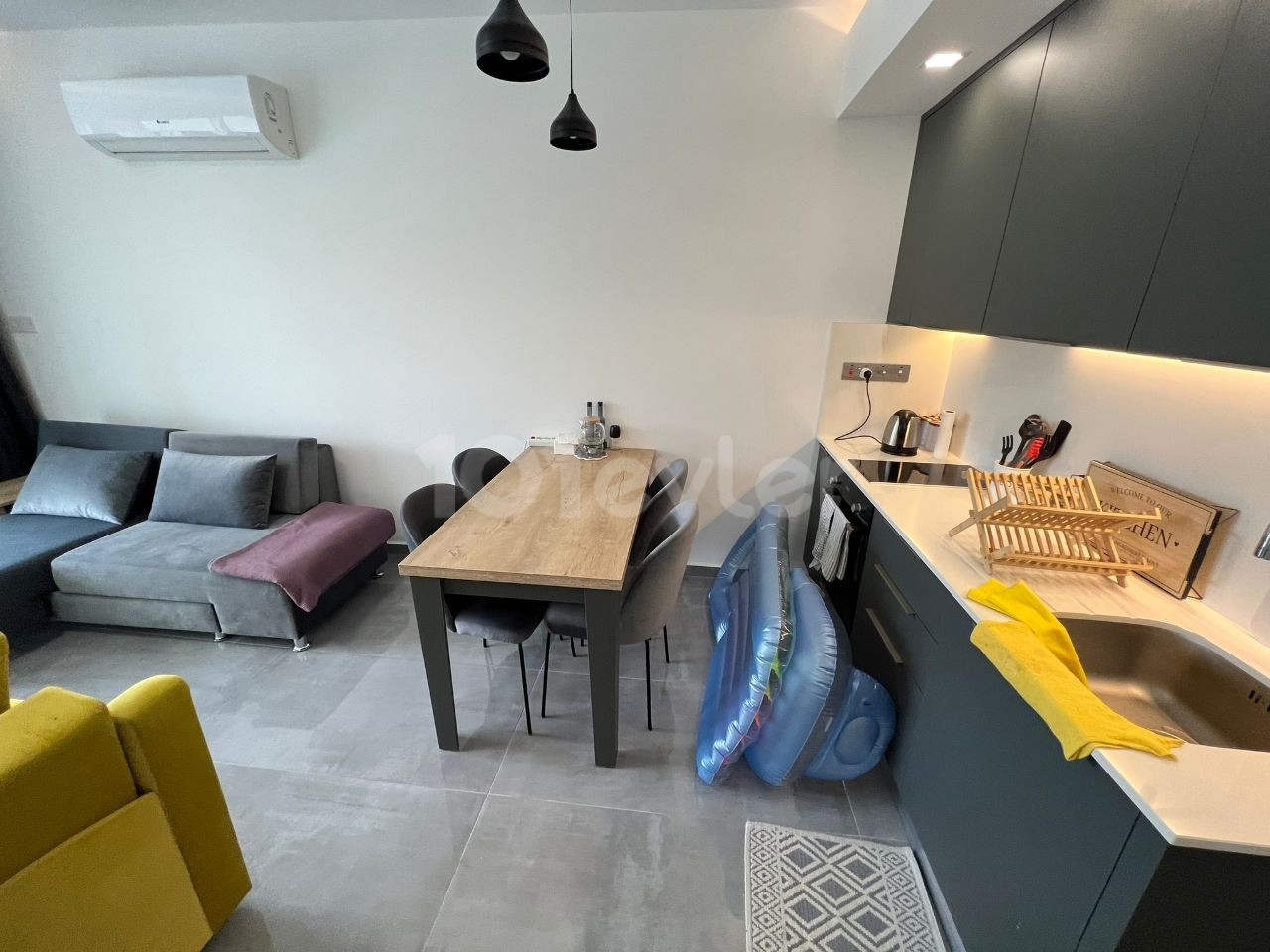 Flat For Sale in Long Beach, Iskele