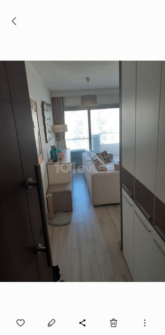 Apartment 2+1 in the center of Girne Emtan Tower with sea view