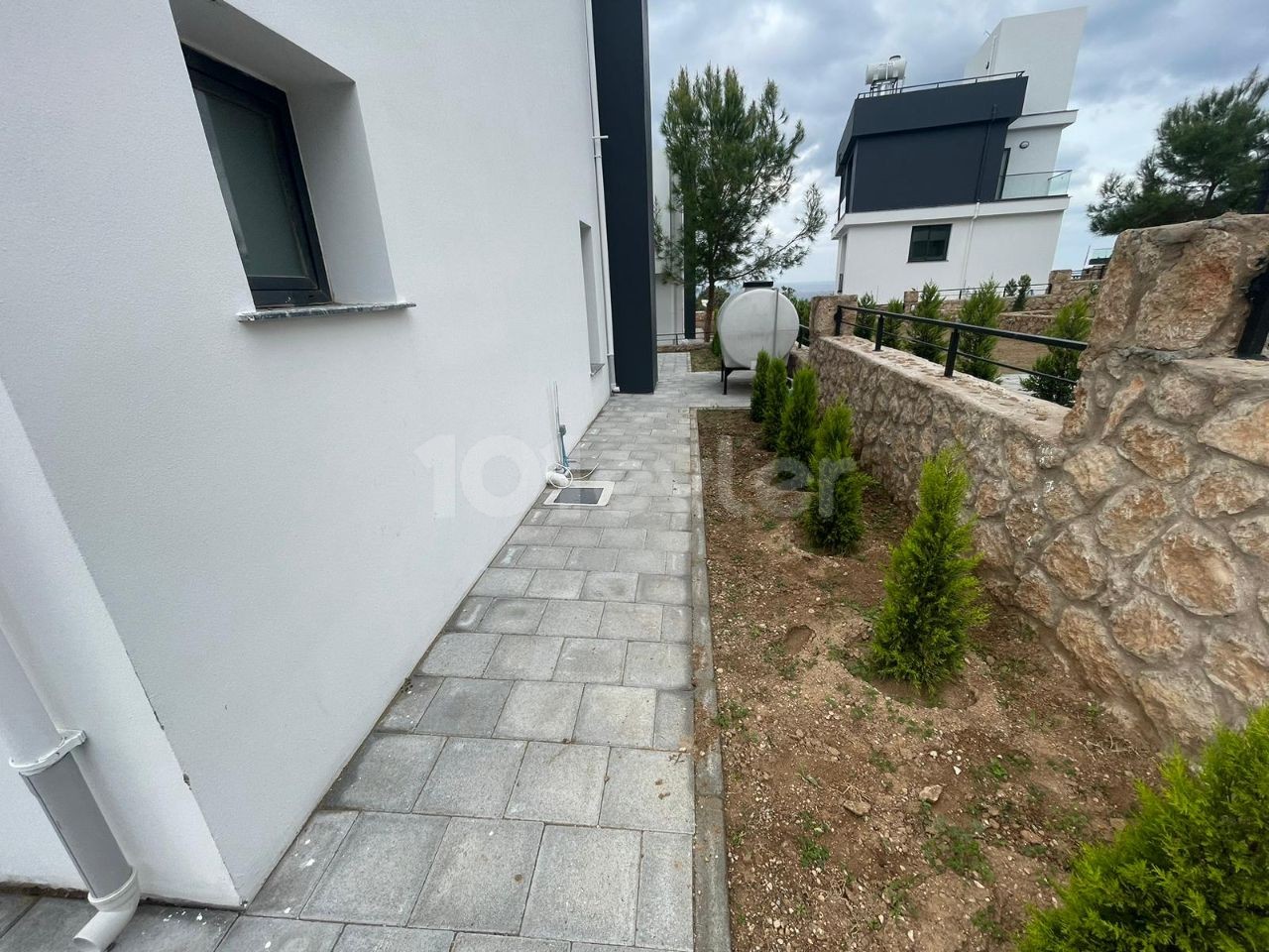 Detached villas in Kyrenia, the northernmost city of Cyprus.