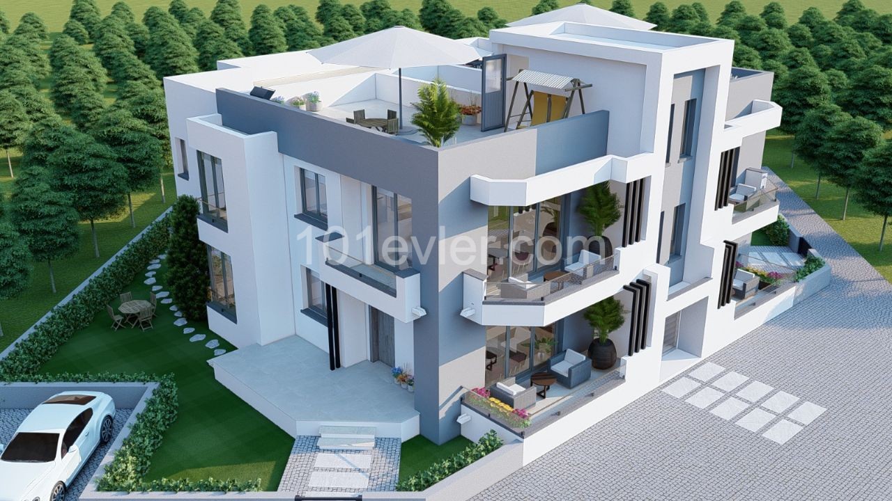 3+1 Wohnung Zum Verkauf In Nikosia Gehrung / Mit Garten Und Terrasse Option ** 