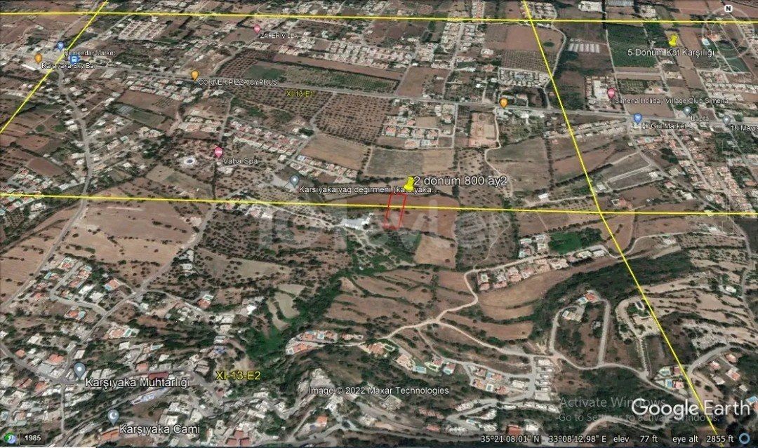 Kyrenia Karsiyaka Land For Sale ** 