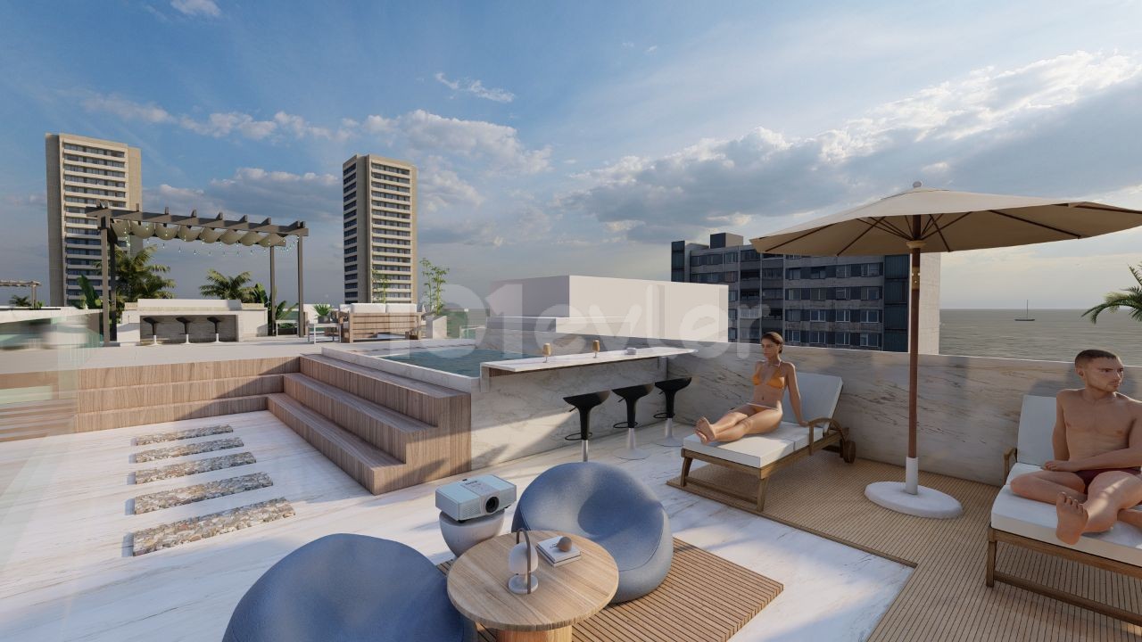 İskele Long Beach satılık penthouse