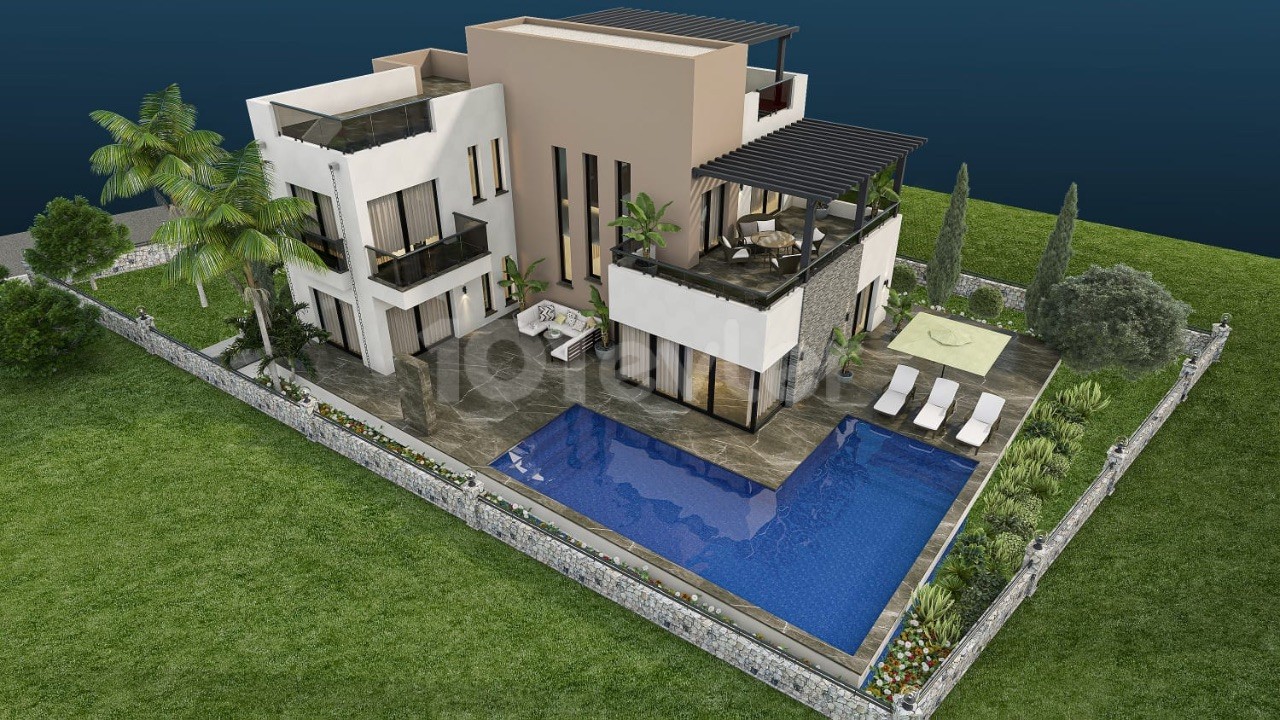 Villa For Sale in Alsancak, Kyrenia