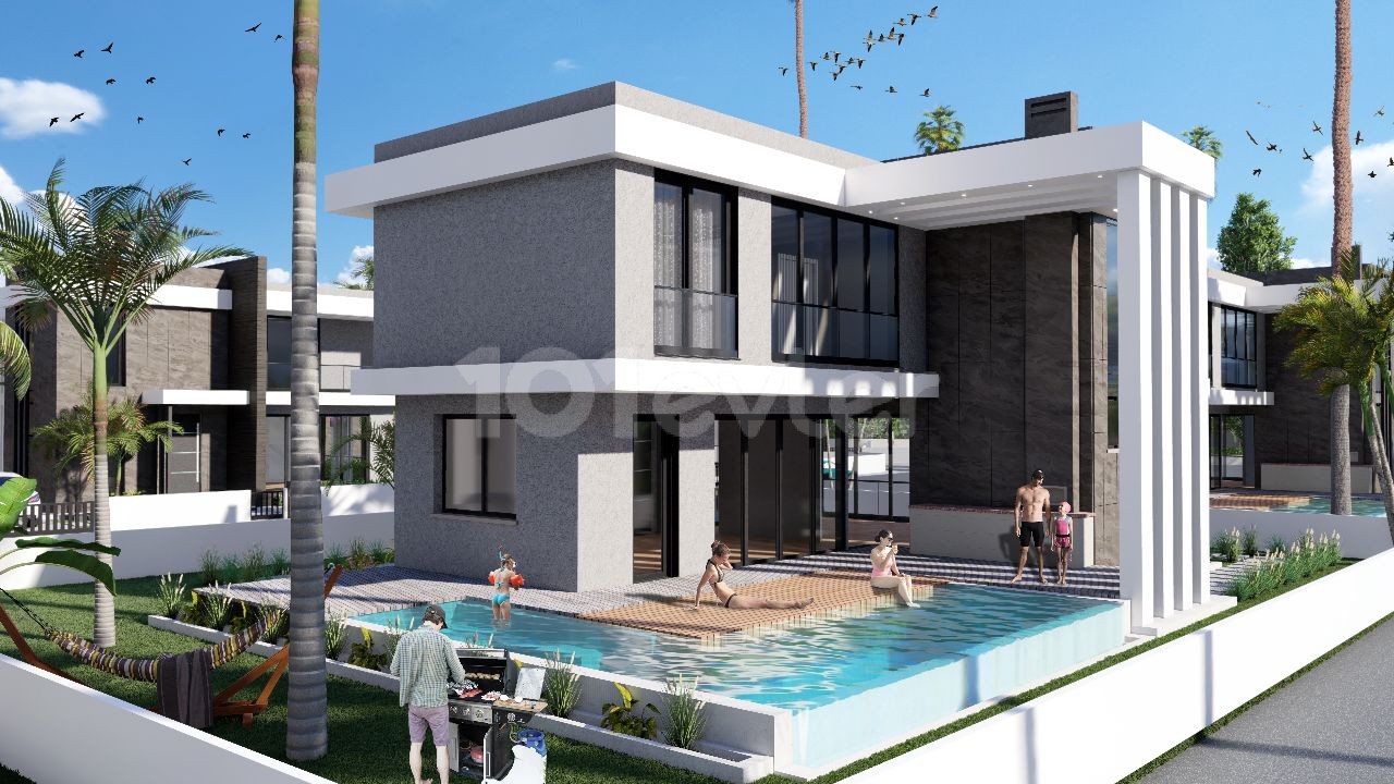 Amazing Detached Villa For Sale In Tuzla, Famagusta With Private Pool