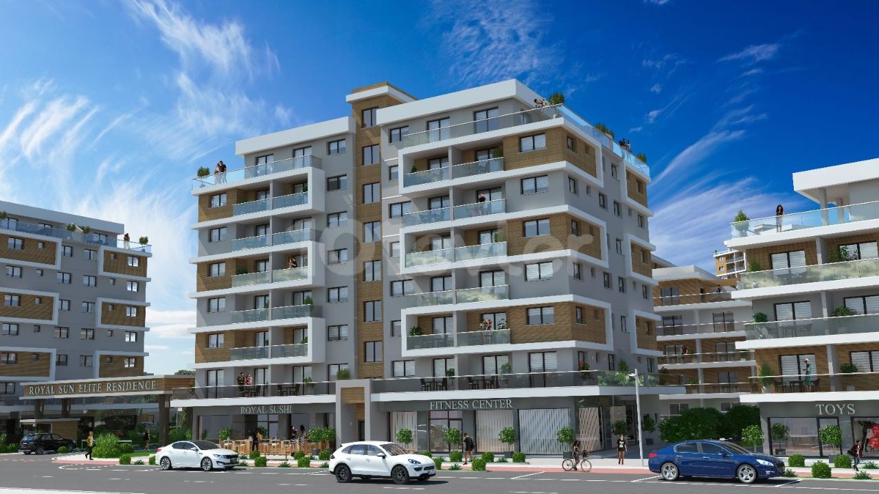 Отличная цена Royal Sun Elıte 1+1 Apartment Long Beach в Ноянларе