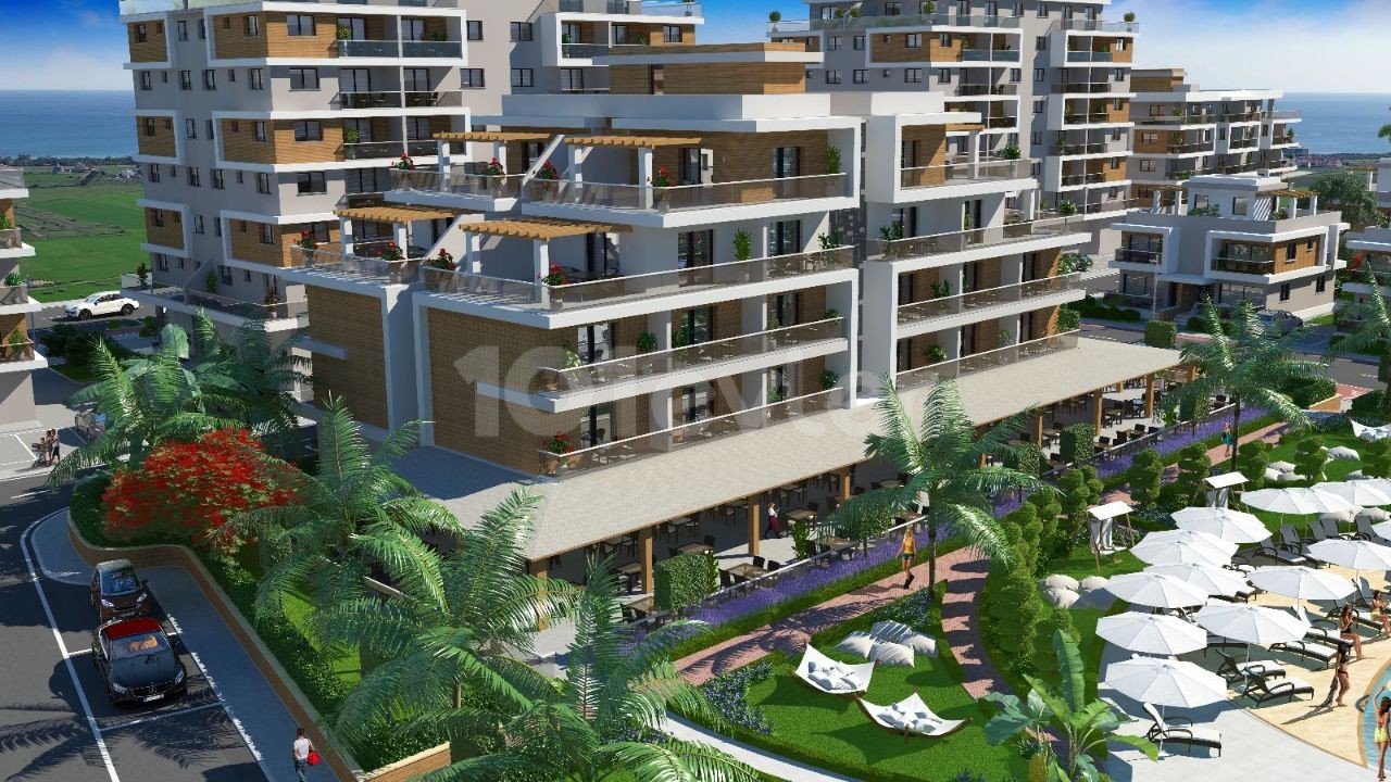 Отличная цена Royal Sun Elıte 1+1 Apartment Long Beach в Ноянларе