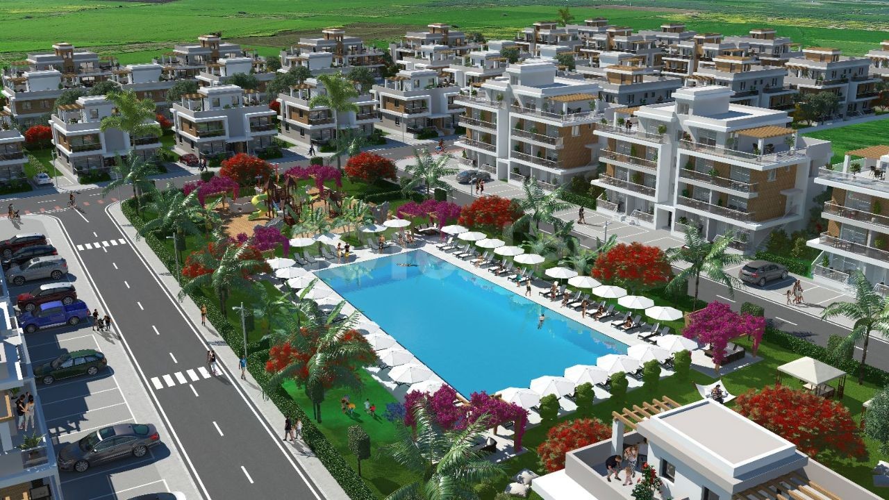 Great Price In Noyanlar Royal Sun Elite 1+1 Apartment Long Beach