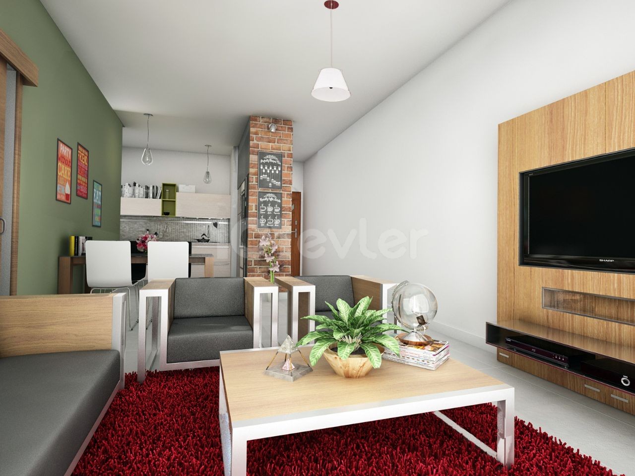 Flat For Sale in Küçük Kaymaklı, Nicosia