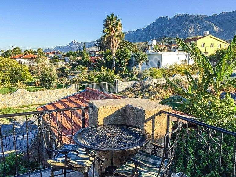 Kyrenia Alsancak is also Suitable for a Bank Loan for a Custom-made Stone villa with a 3 + 1 Private Swimming Pool ** 