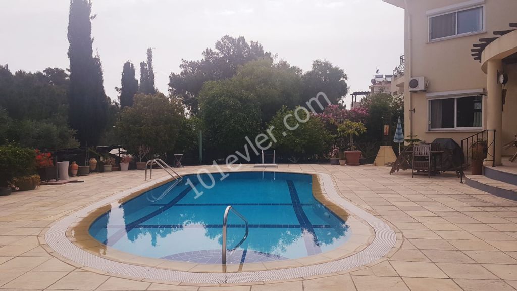 Auf 1000m2 Land in Kyrenia Edremit - 250m2 überdachte Fläche - voll möbliert-Villa mit privatem Pool ** 