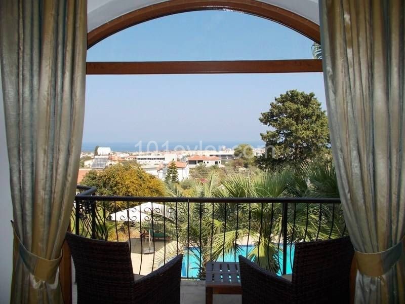 Kyrenia Chatalköy mit Meerblick auf 1 Hektar Land-Lu ① Villa mit privatem Pool-geeignet für Bankkredit ** 