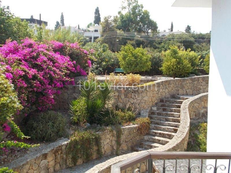 Luxury Villa with Sea View -Private Swimming Pool in 1 Acre of Land in Kyrenia Çatalköy - Suitable for Bank Loan ** 