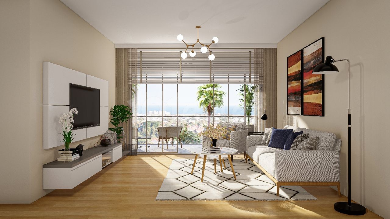 Luxury flats at Alsancak - Ground floor apartments available