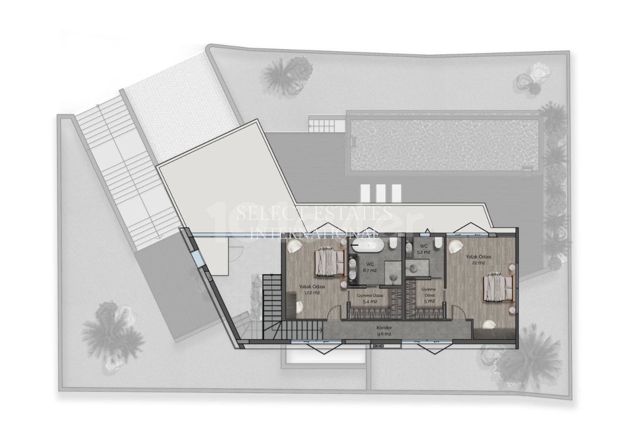 Girne'de Modern Tasarımlı Ev