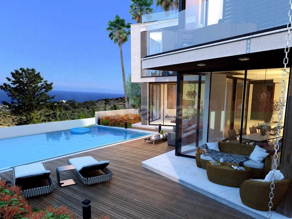 4+1 Luxury Villa with Pool in Kyrenia