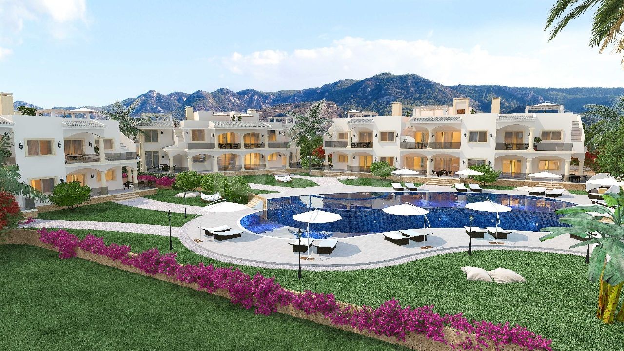 3 Bedroom Garden Flat for Sale in Esentepe, Kyrenia