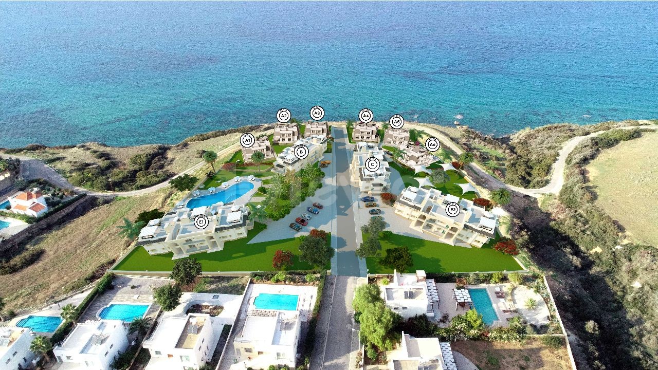 3+1 Wohnung mit Garten zum Verkauf in Girne Esentepe