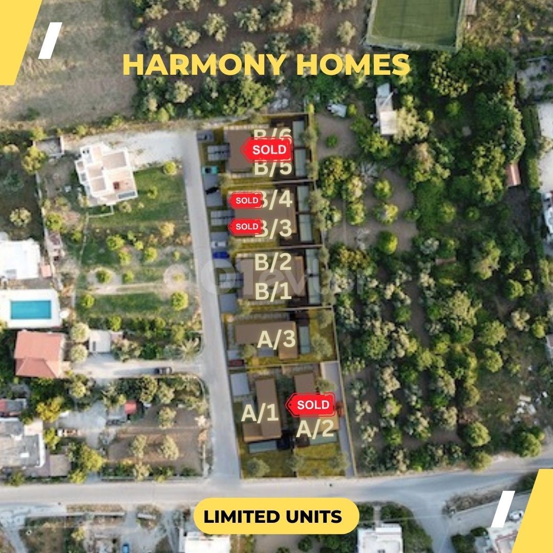 Moderne Häuser zu den besten Preisen in Nordzypern - Harmony Homes - SINGLE AUTHORITY