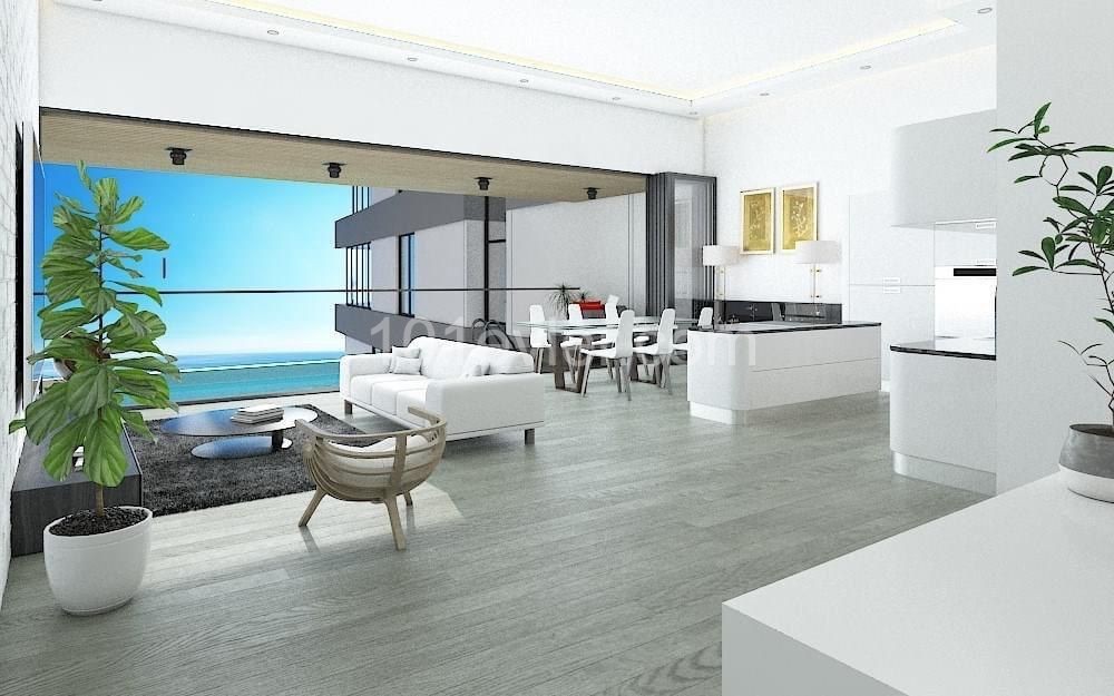 Apartments  for sale in ultra luxury residence in Kyrenia, with a private pool, Magnificent View