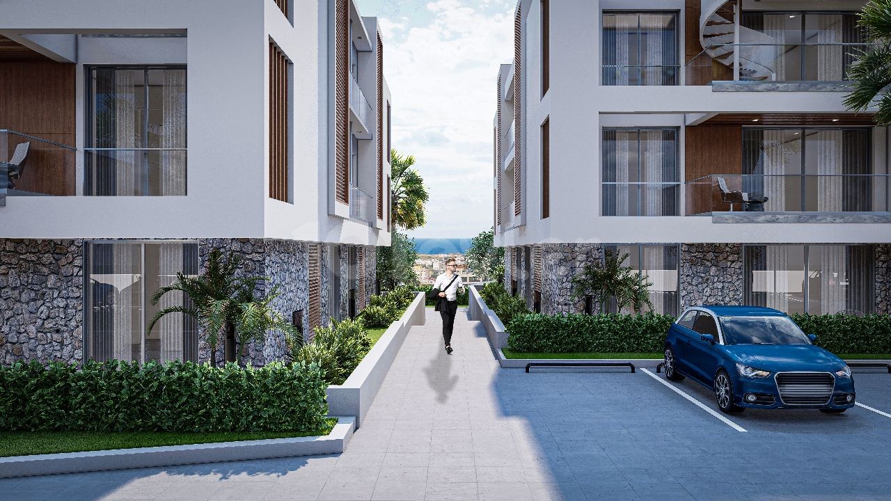 Alsancak Ta Dağ ve Deniz Manzaralı Özel Site İçerisinde Satılık 2+1 Penthouse Daire