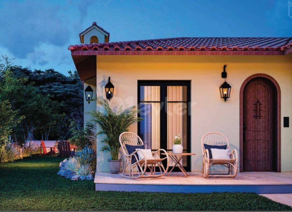 معماری خانه روستایی سنتی 2+1 ویلا شبه جزیره کاراپاس