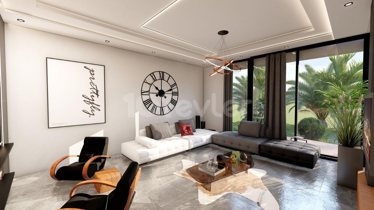 Townhouses 3+1 olive garden modern architecture 220000£ kyrenia lapta