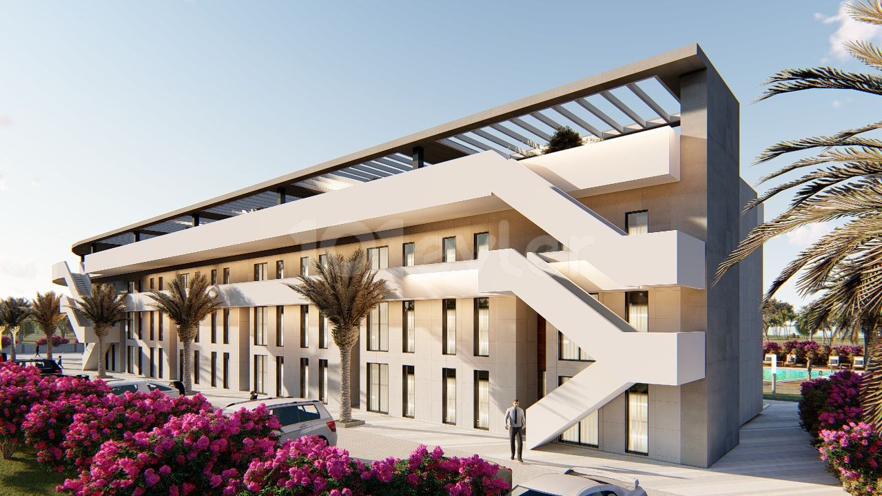 Olivia court complex 2+1 apartments with pool, gym,playground and café. 145000£ lapta kyrenia