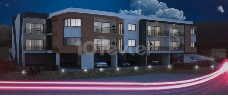 Newly completed 2+1 flats for sale in Lapta