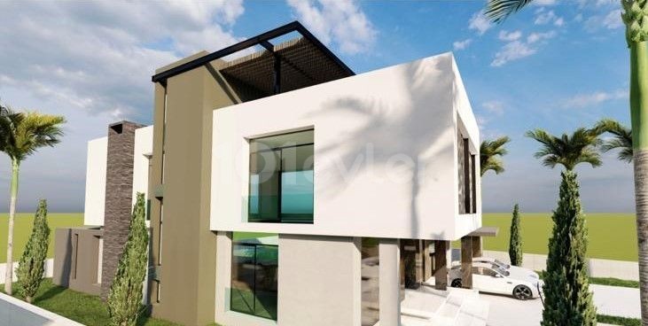 Ultra-luxuriöse 4+1 Villa zu verkaufen in Alsancak