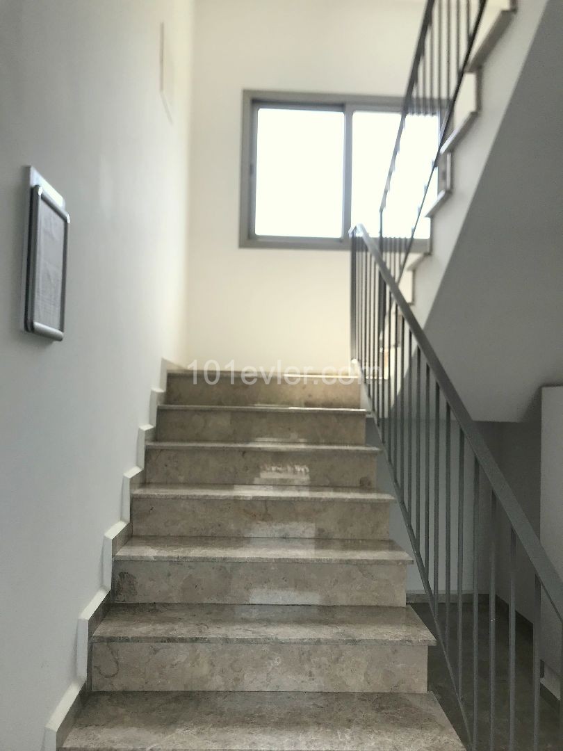 1st floor flat with terrace is for rent in a 7x24 secure site in Alsancak, Girne.05338403555 ** 