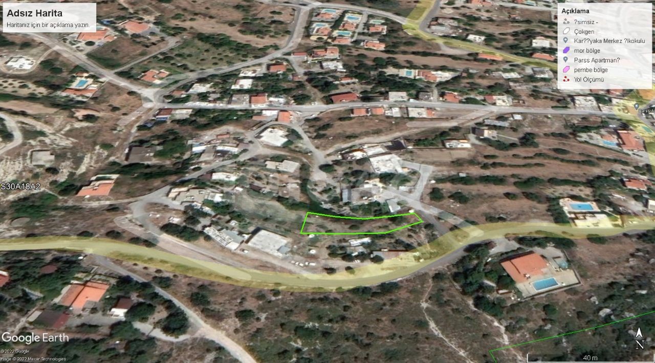 Residential Zoned Plot For Sale in Karşıyaka, Kyrenia