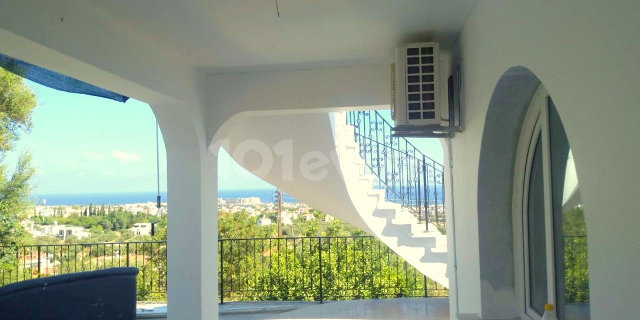3 bedroom villa for rent in Kyrenia, Alsancak, Yeşiltepe region. 05338403555