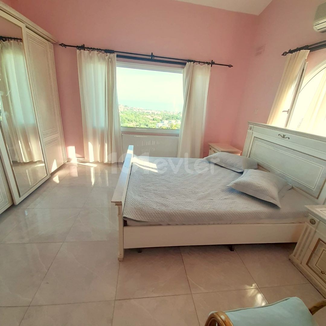 Girne, Alsancak, Yeşiltepe bölgesinde 3 yatak oda kiralık villa. 05338403555