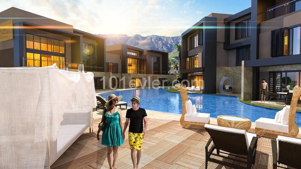 LUXURY 1+ 1  FLAT FOR SALE IN GIRNE 