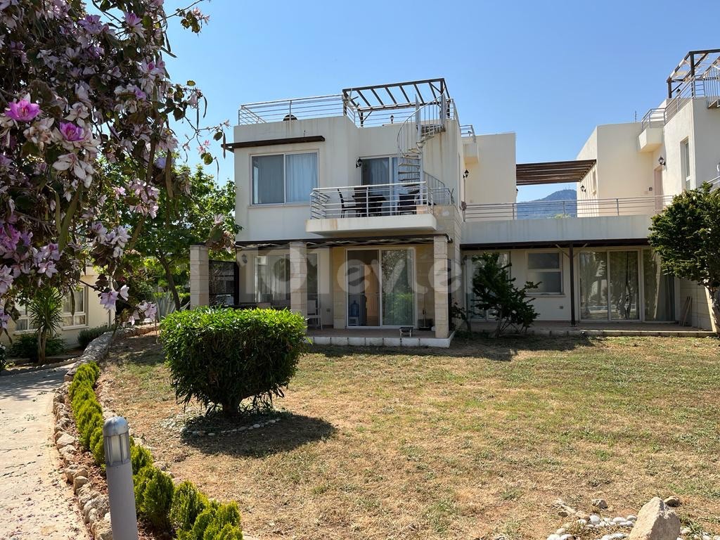 Spacious Fully Furnished Terraced Apartment in Front of the Ground Floor Garden Pool in Esentepe, Kyrenia ** 