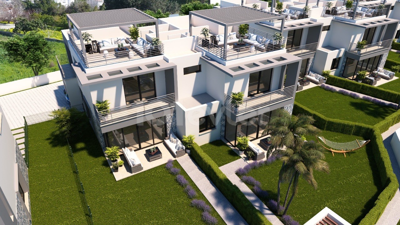 Luxury Villas On Site in Karaoglanoglu, 5 Minutes from the Center of Kyrenia, 1 Minute from the Sea ** 