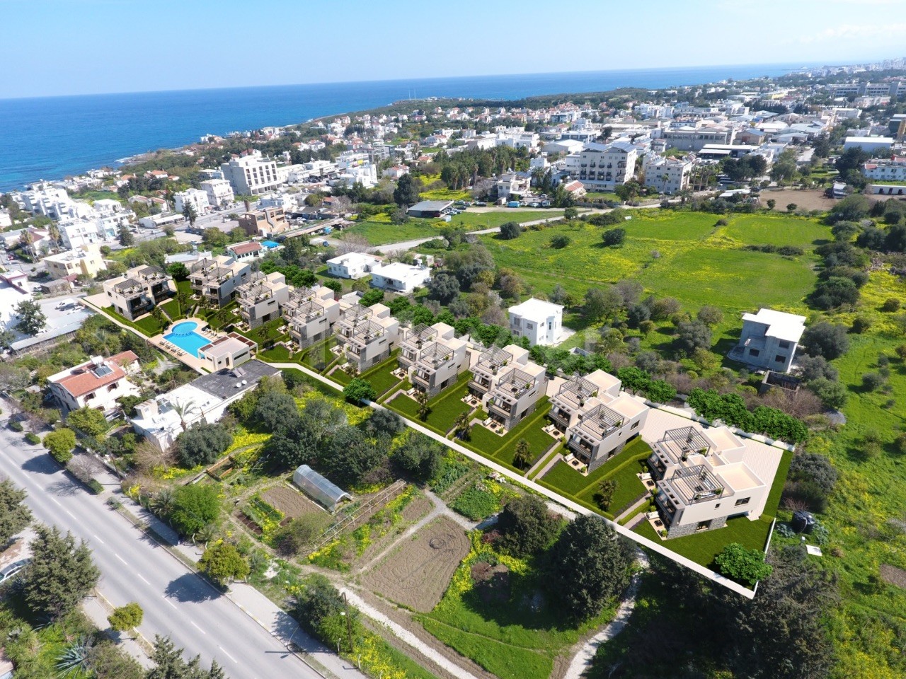 Luxury Villas On Site in Karaoglanoglu, 5 Minutes from the Center of Kyrenia, 1 Minute from the Sea ** 