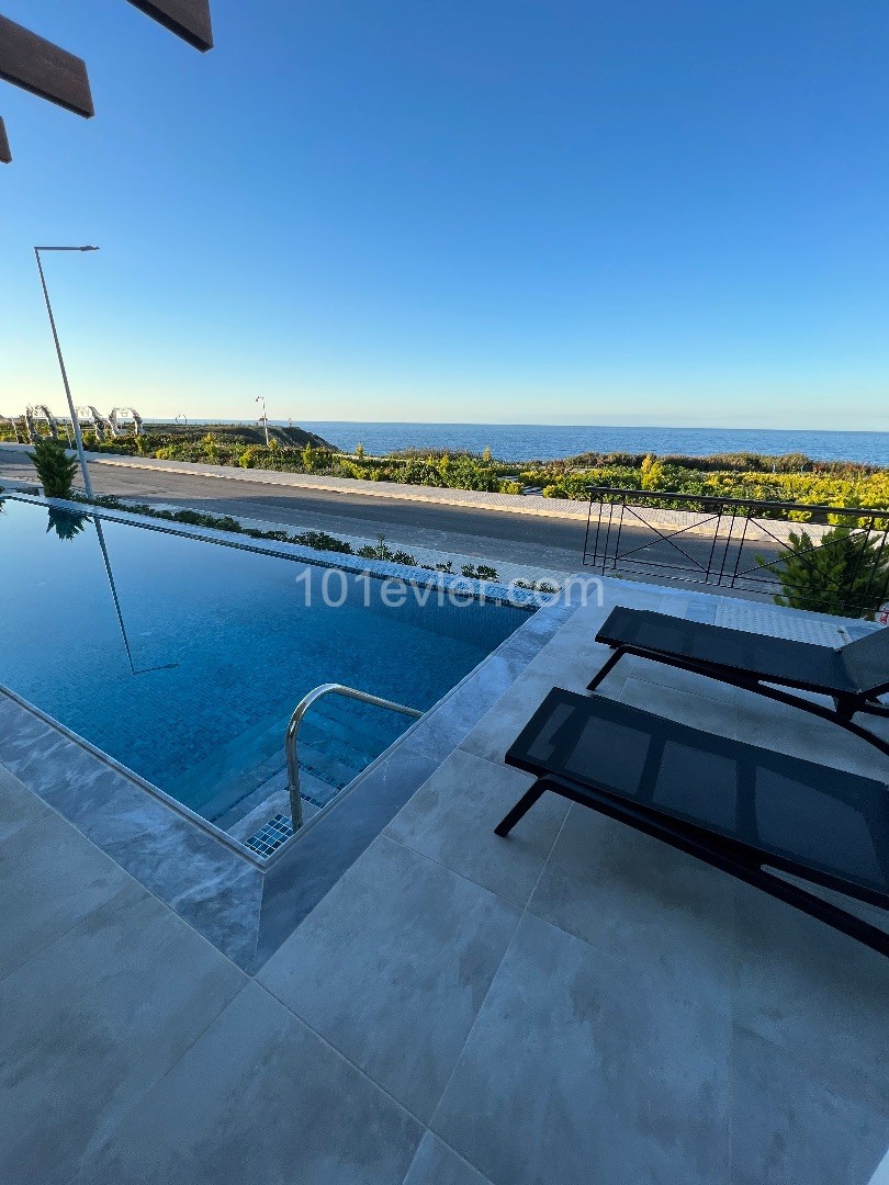 3 bedroom detached sea view villa with pool in kyrenia esentepe 