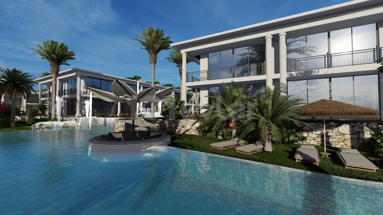 Ultra luxury detached seafront 3 bedroom villa with 5 star hotel facilities