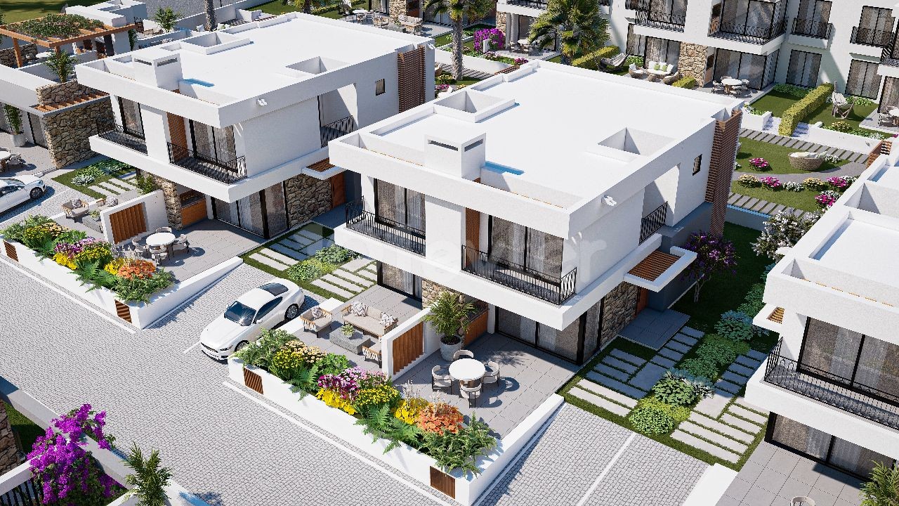 YALUSA HOMES PROJESİNDE SATILIK İKİZ VİLLALAR