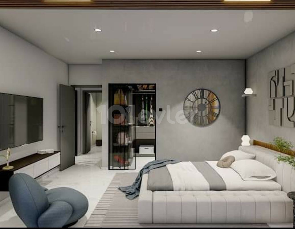 ویلا 3 + 1 با استخر اختصاصی برای فروش روبروی هتل سالامیس که در سال 2023 در ینیبوگازیچی تحویل داده شد ** 