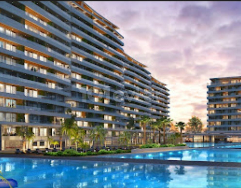 Penthouses for sale between 450.000 - 950,000 pounds in the project phase of Iskele Long Beach Te.
