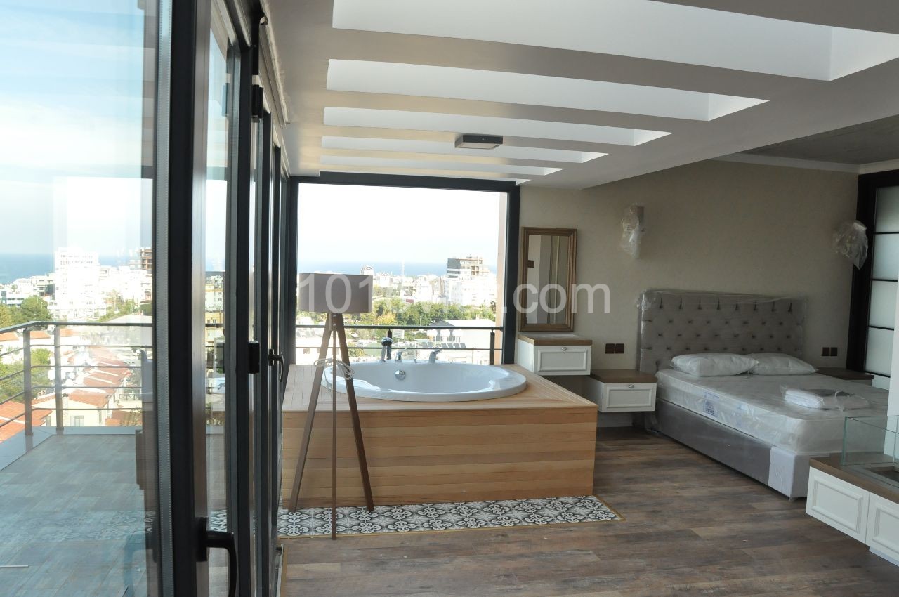 Sulu çember yakını Ultra Luks 1+1 penthouse 650 STG / 0548 823 96 10