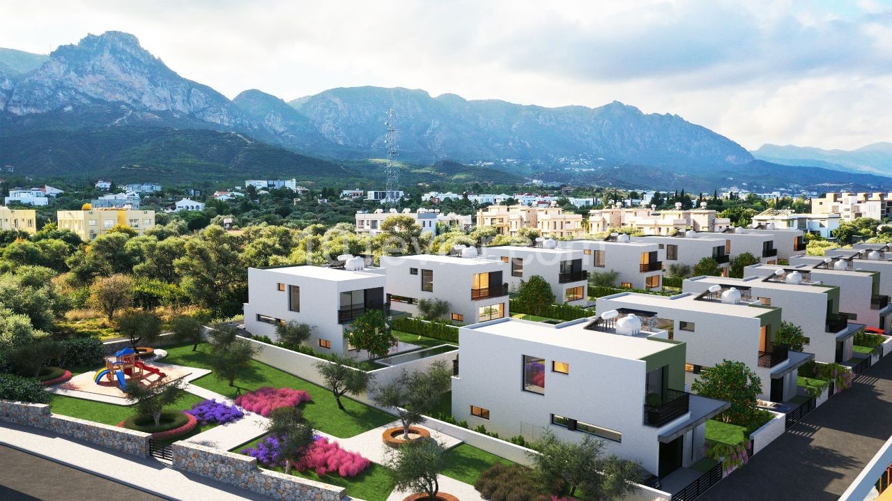 3+1 VILLA ZUM VERKAUF IN KYRENIA OLIVENHAIN. Türkische Kobolde ** 