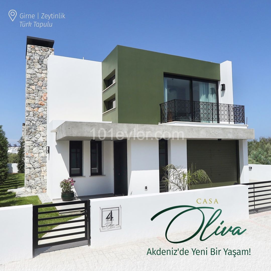 3+1 VILLA ZUM VERKAUF IN KYRENIA OLIVENHAIN. Türkische Kobolde ** 