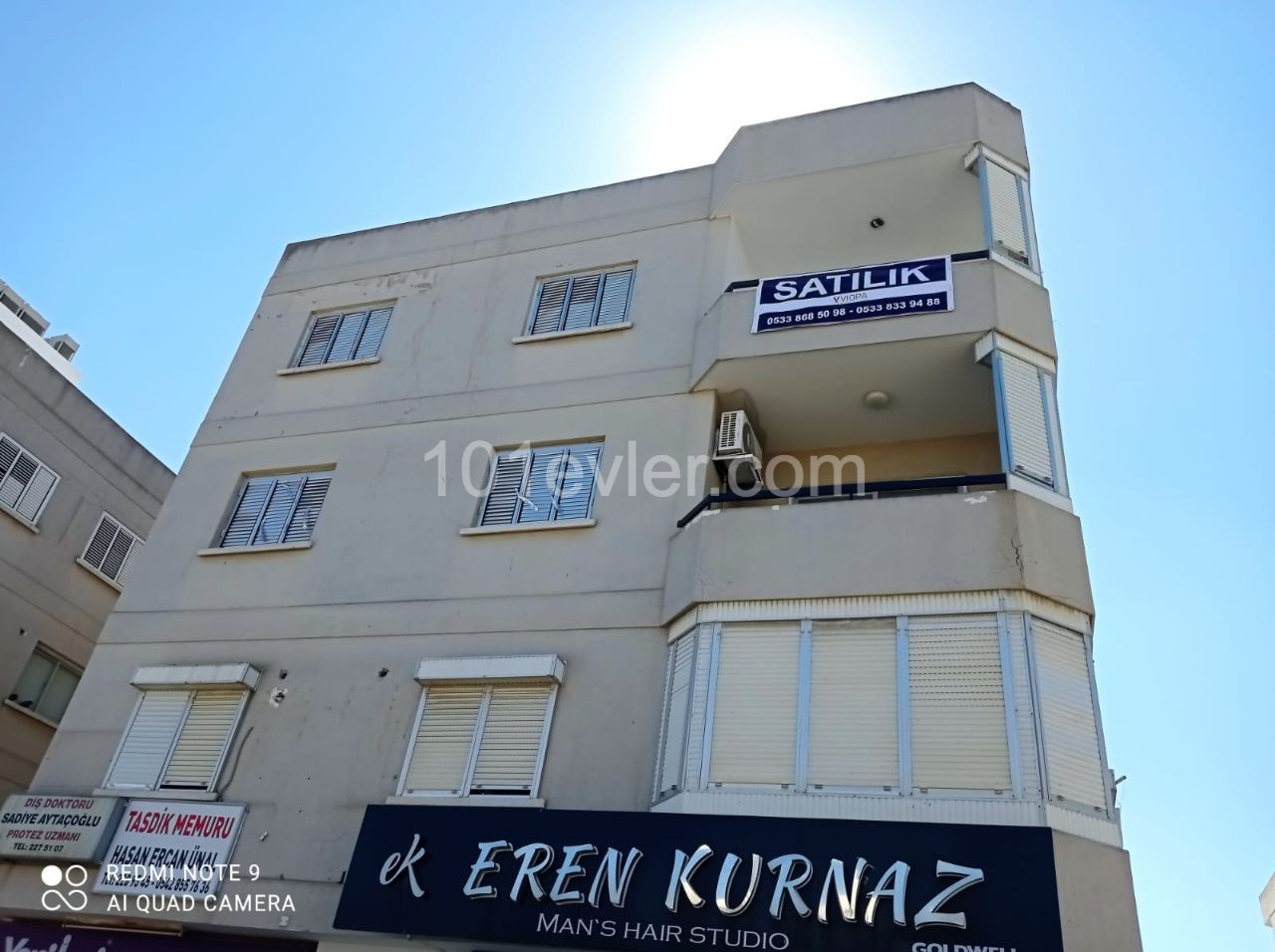 Apartment for sale in Ortaköy in the center of commercial leave