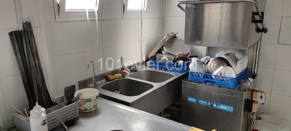 Güzelyurt Central Destruction Sale Business Place Fully Furnished Restaurant Materials for sale in the price.